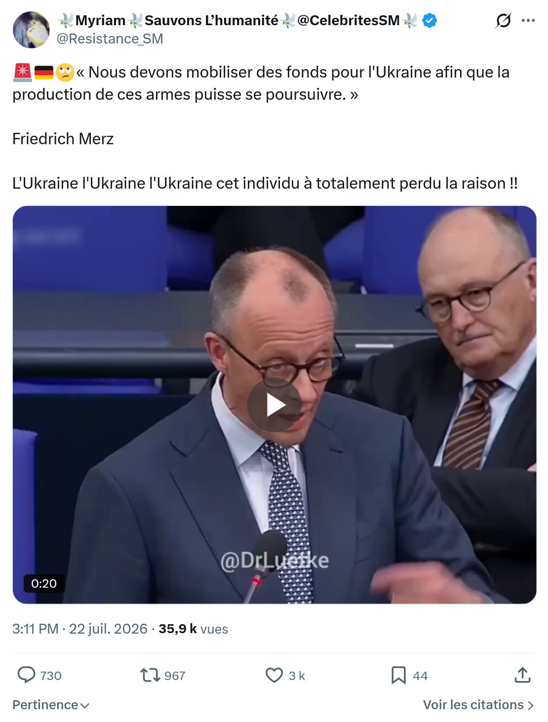 Myriam: Nous devons mobiliser des fonds...