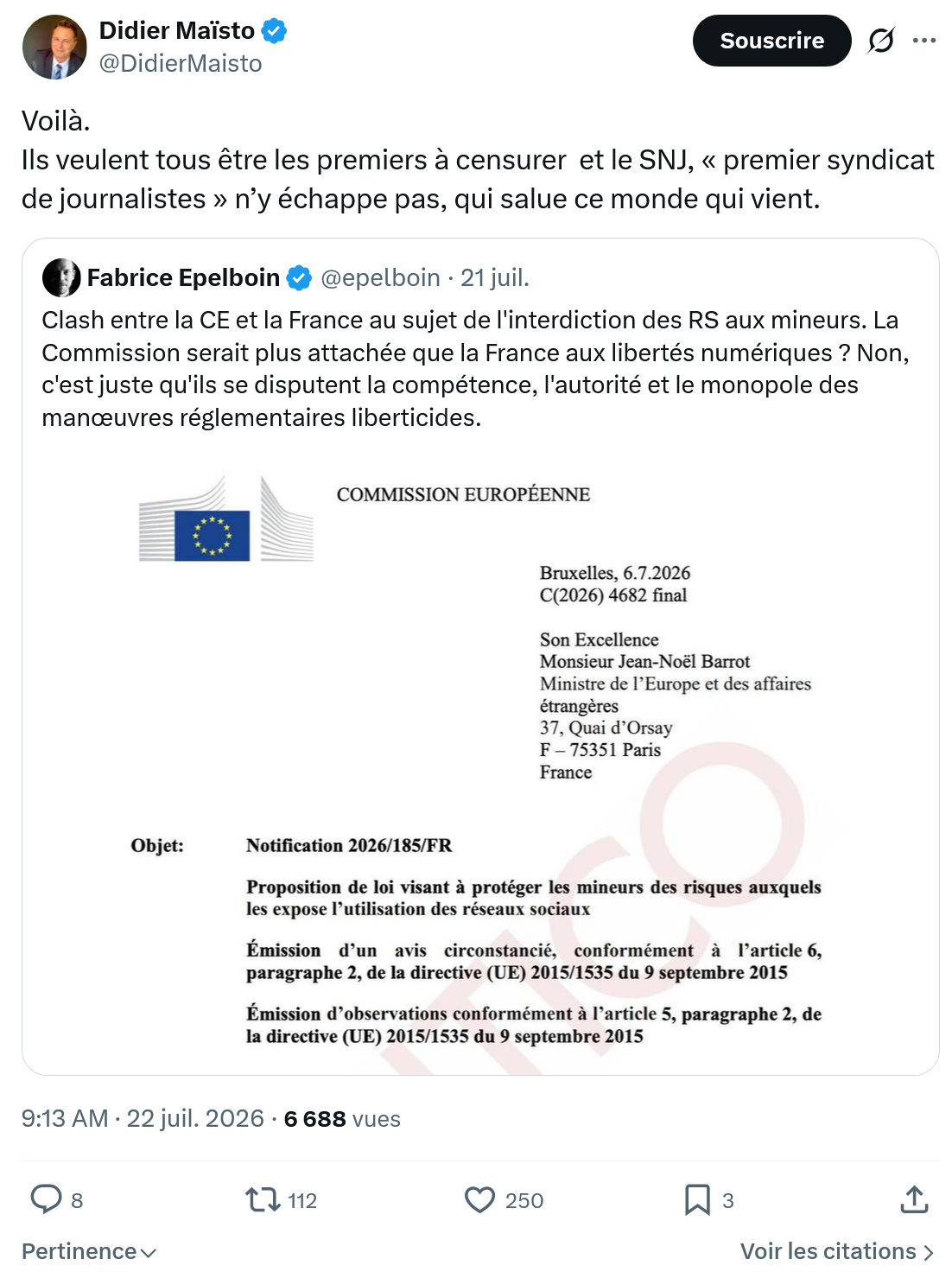 Didier Maïsto: Voilà...