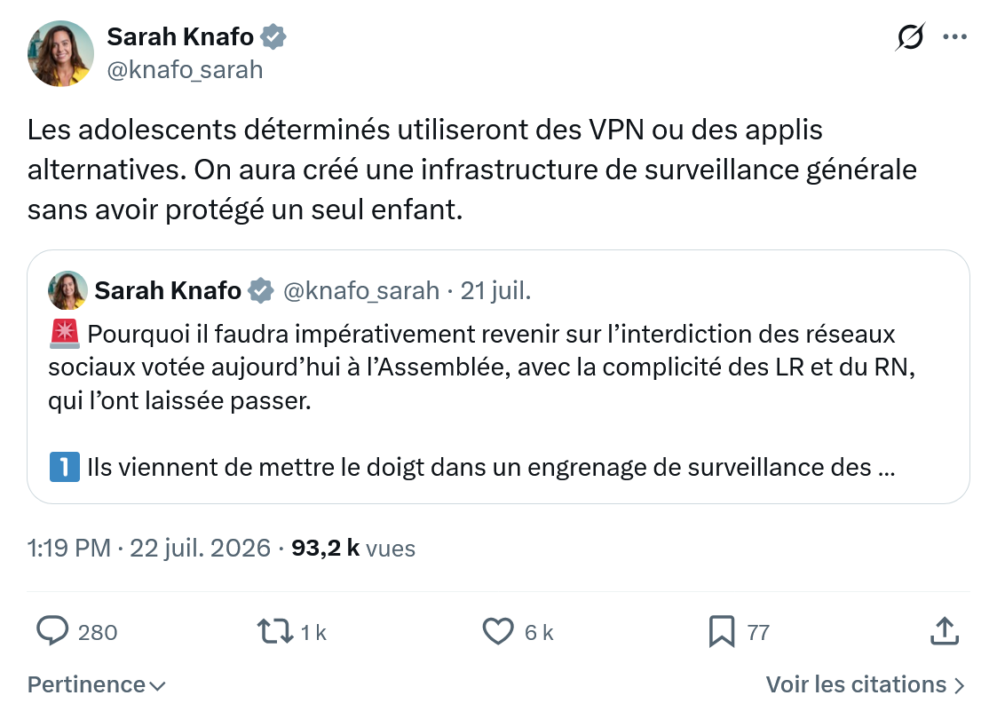 Sarah Knafo: Les adolescents déterminés...
