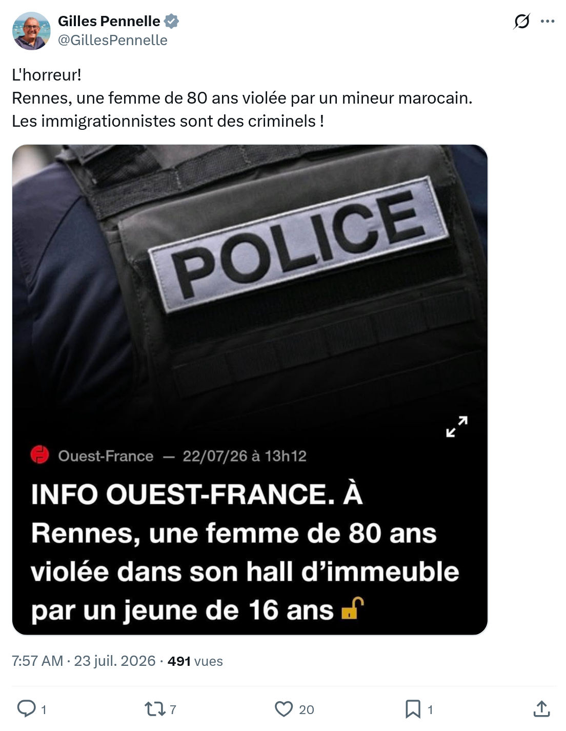Gilles Pennelle: L'horreur!...
