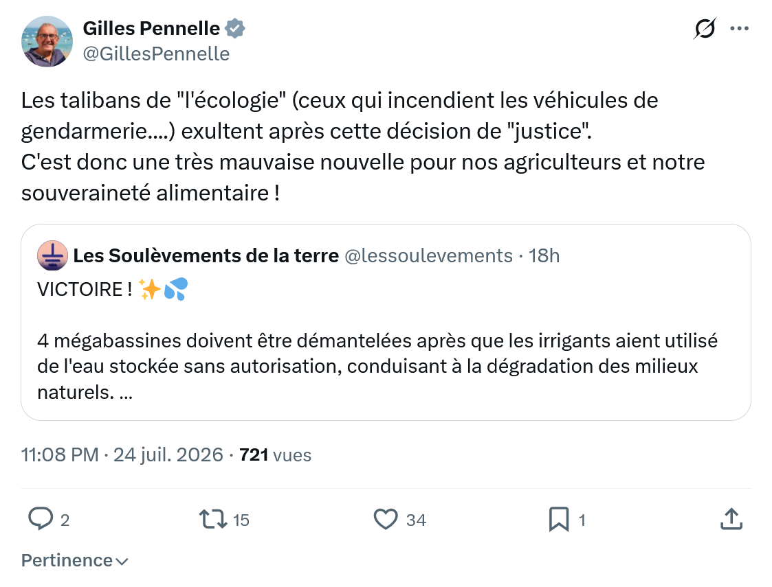 Gilles Pennelle: Les talibans de "l'écologie"...