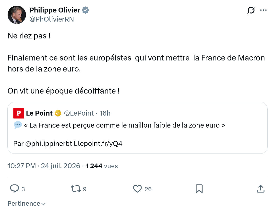 Philippe Olivier: Ne riez pas !...