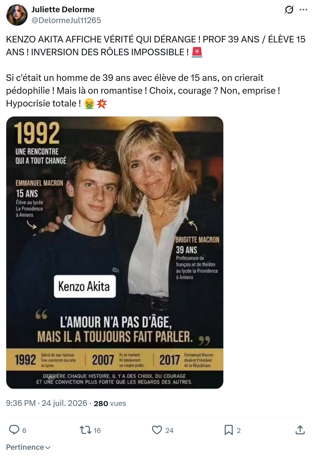 Juliette Delorme: KENZO AKITA AFFICHE VÉRITÉ...