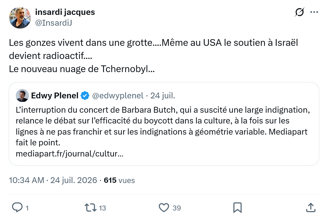 Insardi Jacques: Les gonzes vivent dans une grotte...