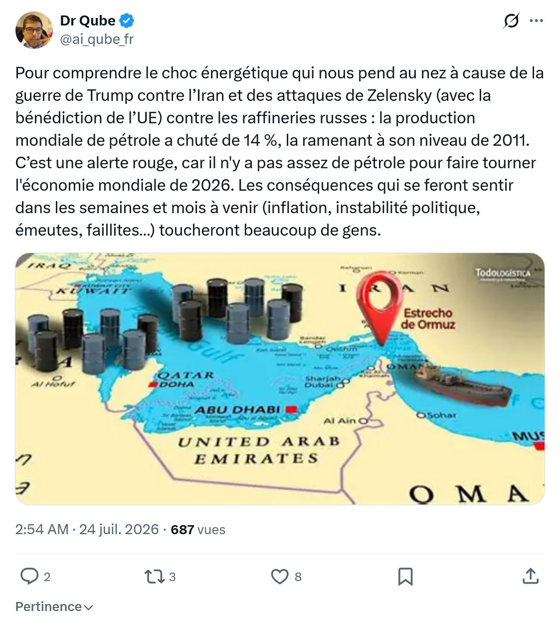 Dr Qube: Pour comprendre le choc...