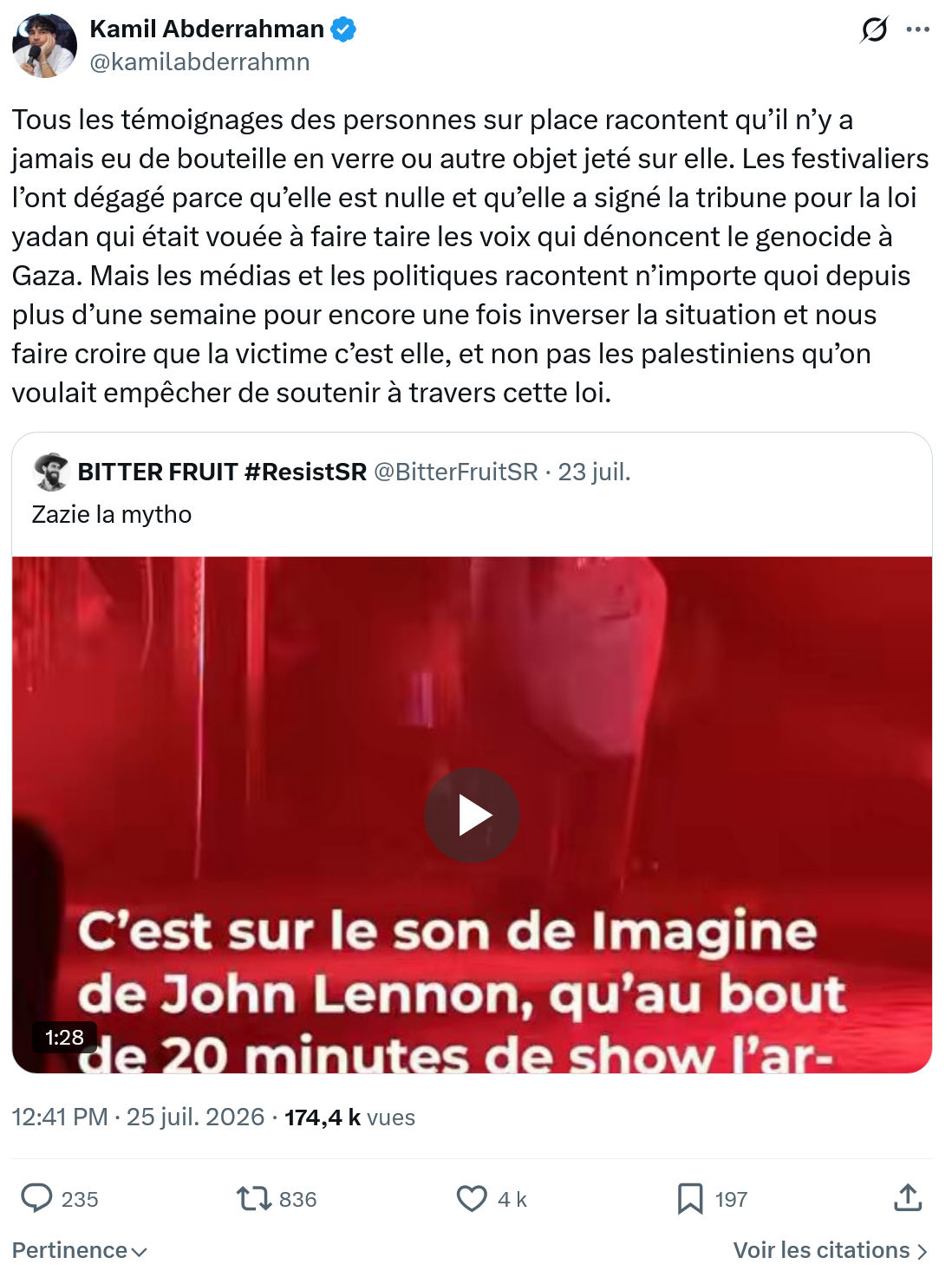 Kamil Abderrahman: Tous les témoignages des personnes...