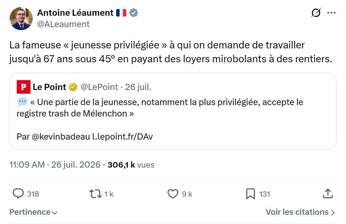 Antoine Léaument: La fameuse...