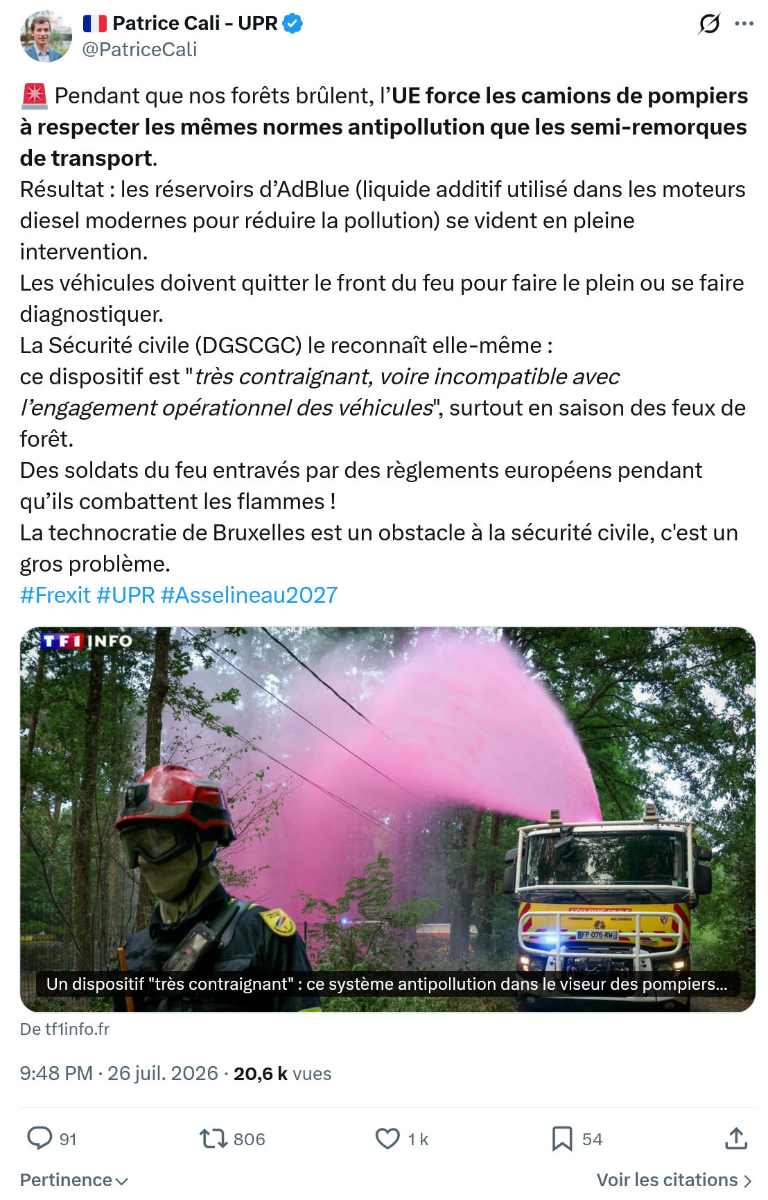 Patrice Cali: Pendant que nos forêts brûlent...