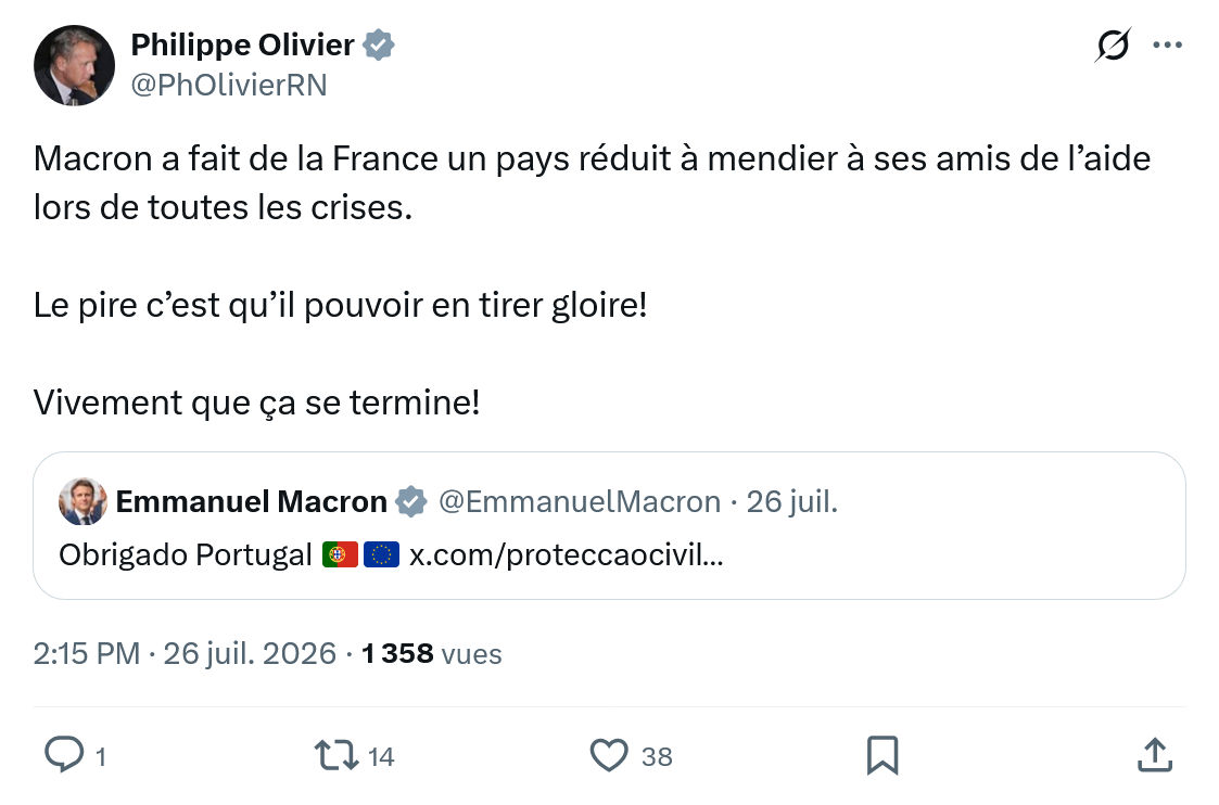 Philippe Olivier: Macron a fait de la France...