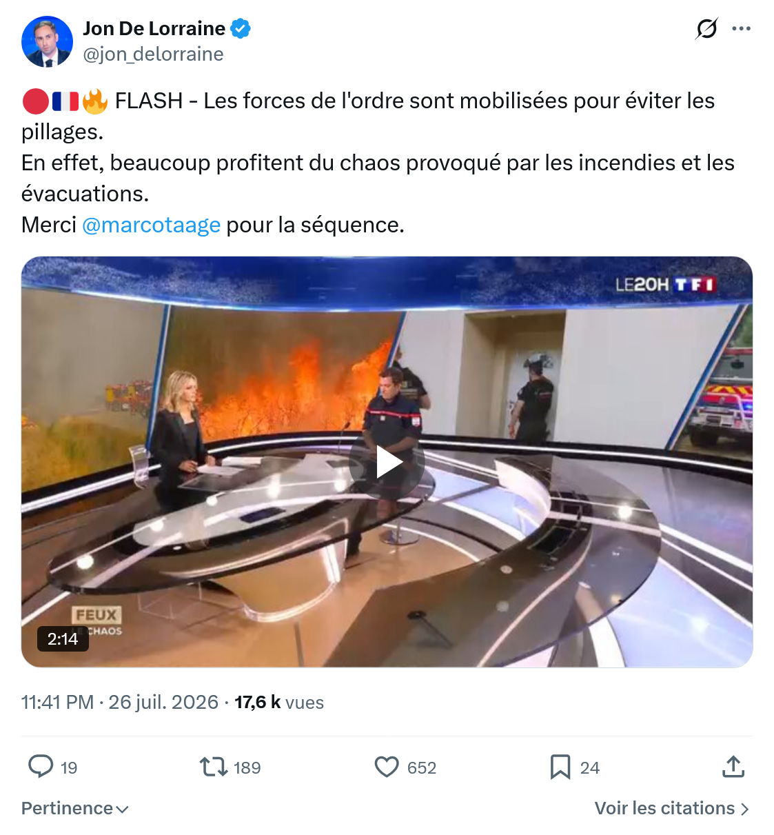 Jon De Lorraine: FLASH...