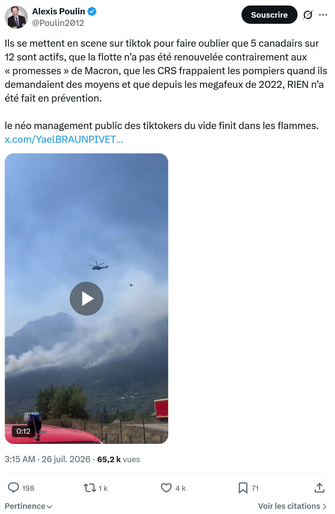 Alexis Poulin: Ils se mettent en scene sur tiktok...