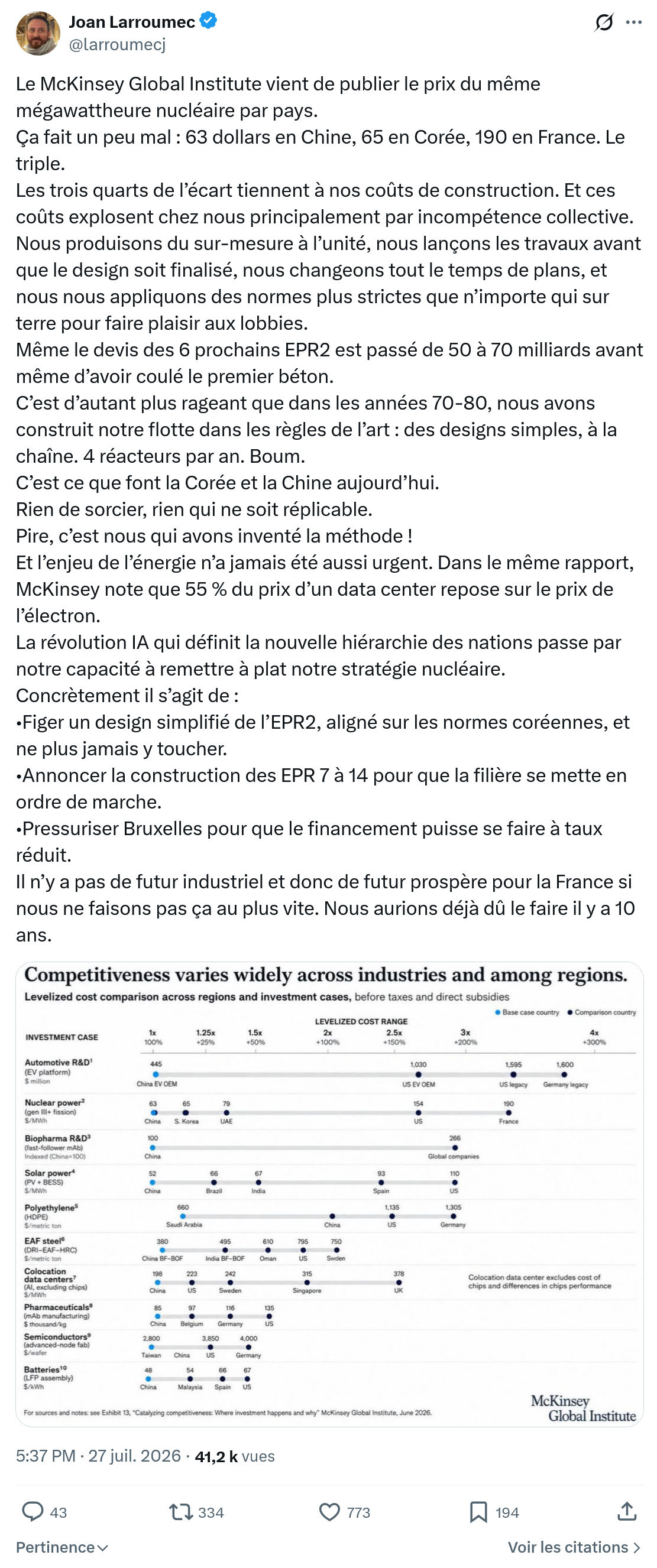Joan Larroumec: Le McKinsey Global Institute...