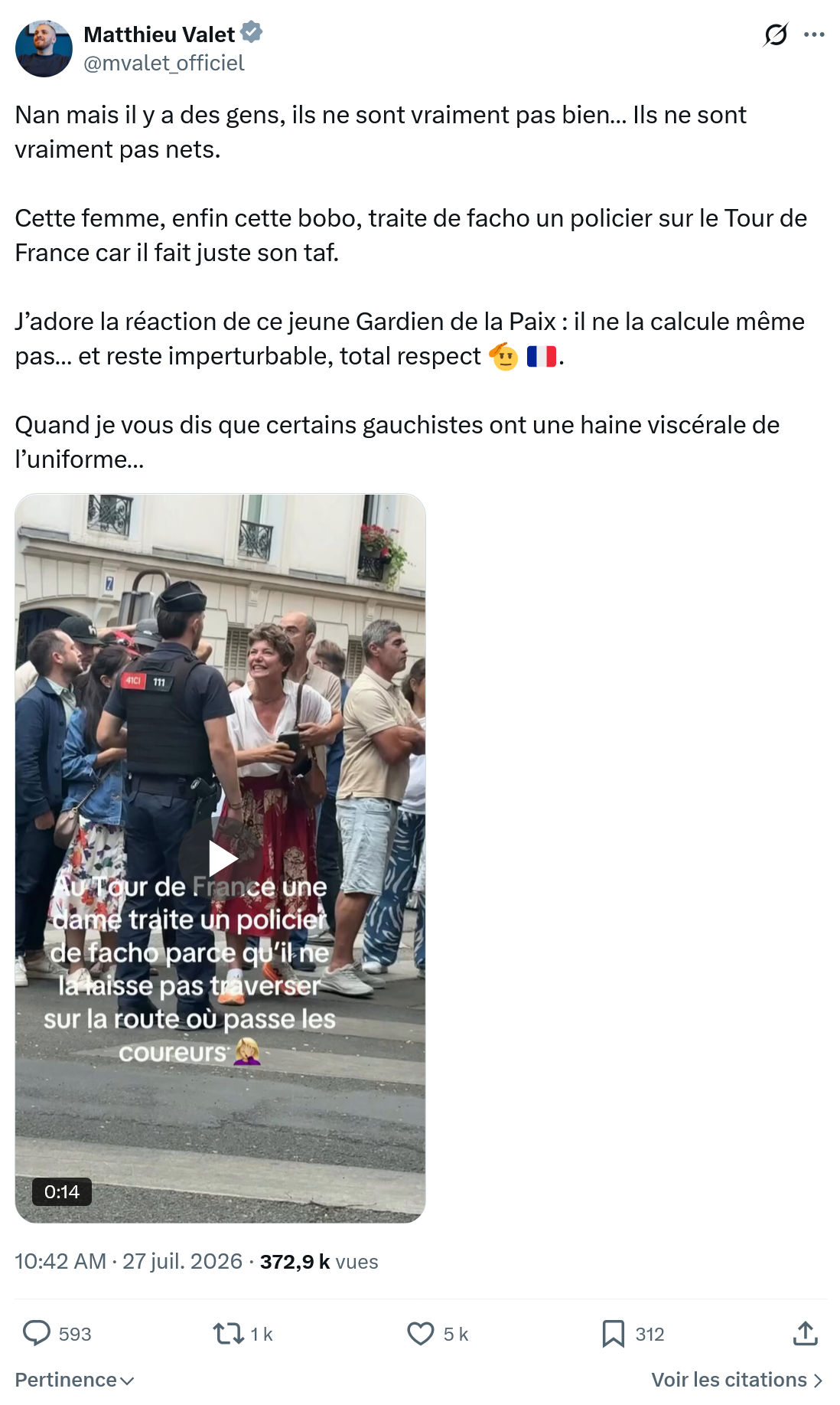 Matthieu Valet: Nan mais il y a des gens...