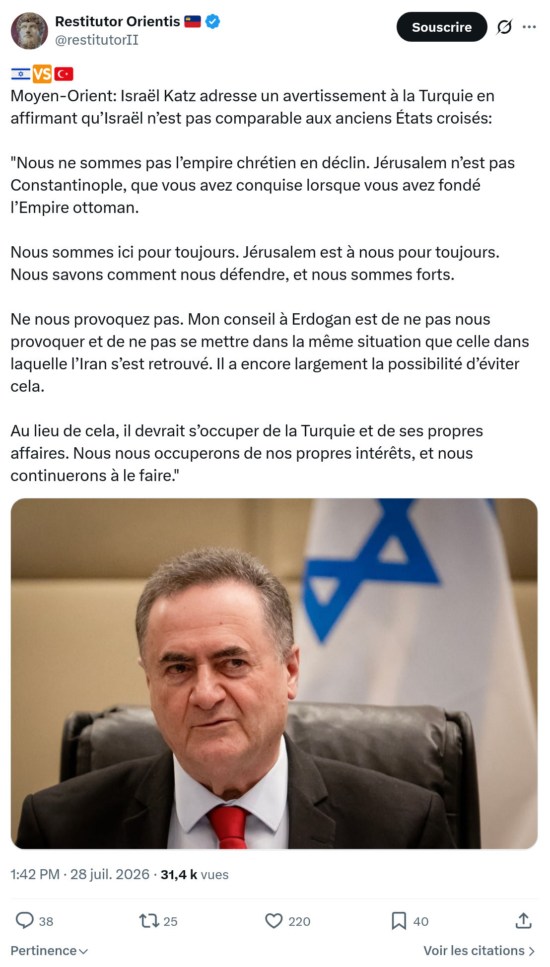 Restitutor Orientis: Moyen-Orient...