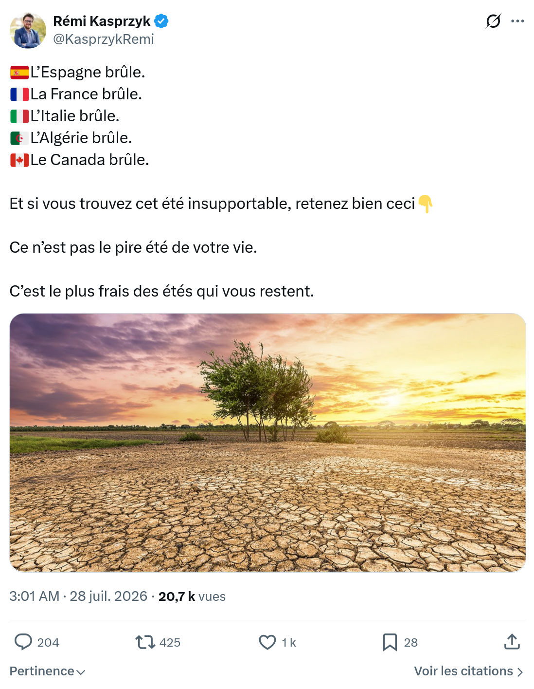 Rémi Kasprzyk: L’Espagne brûle...