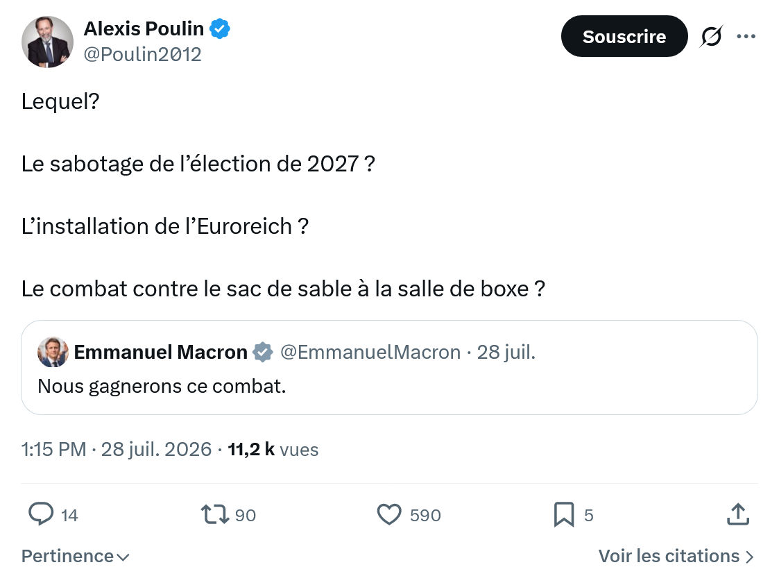 Alexis Poulin: Lequel...