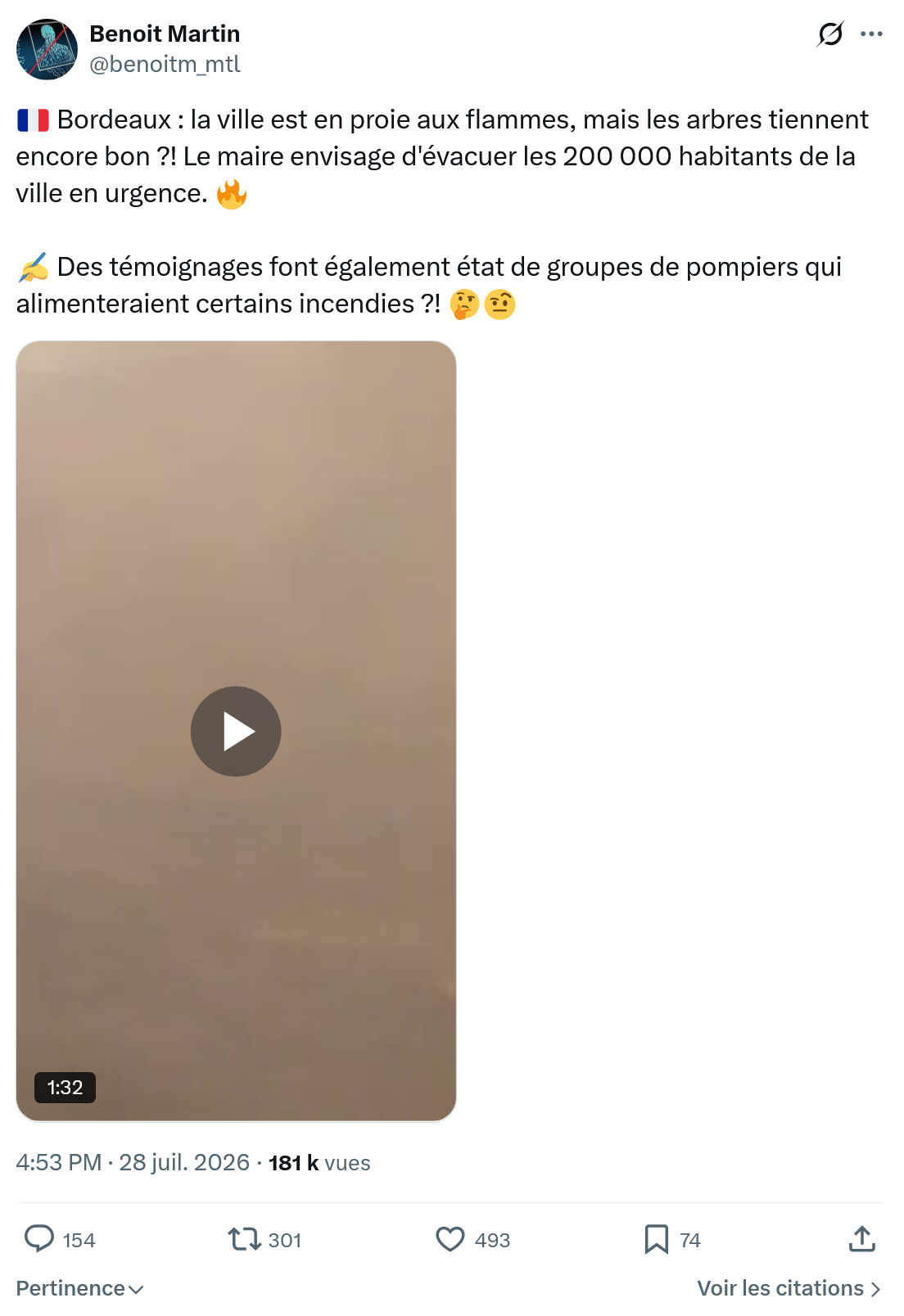 Benoît Martin: Bordeaux...