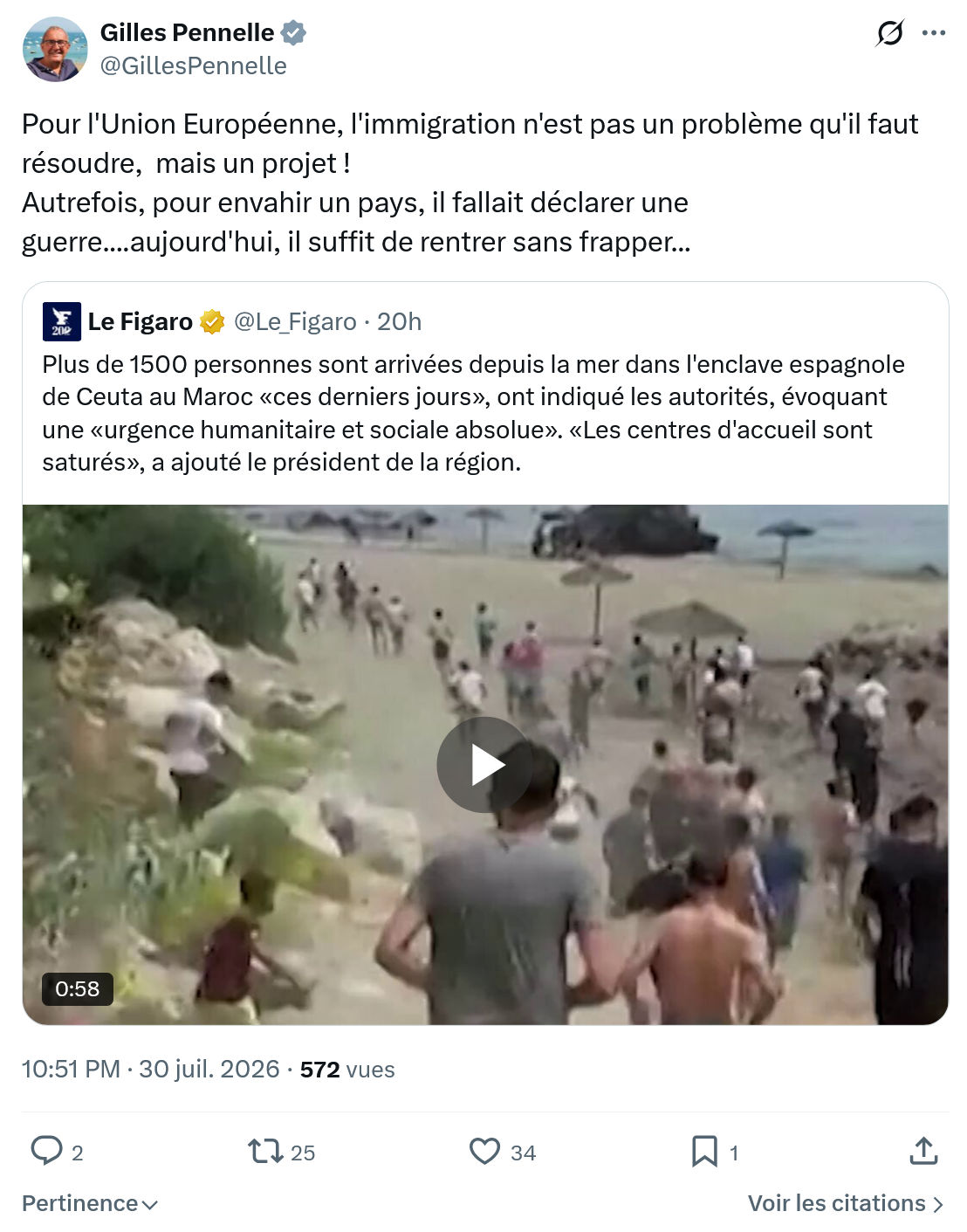 Gilles Pennelle: Pour l'Union Européenne...