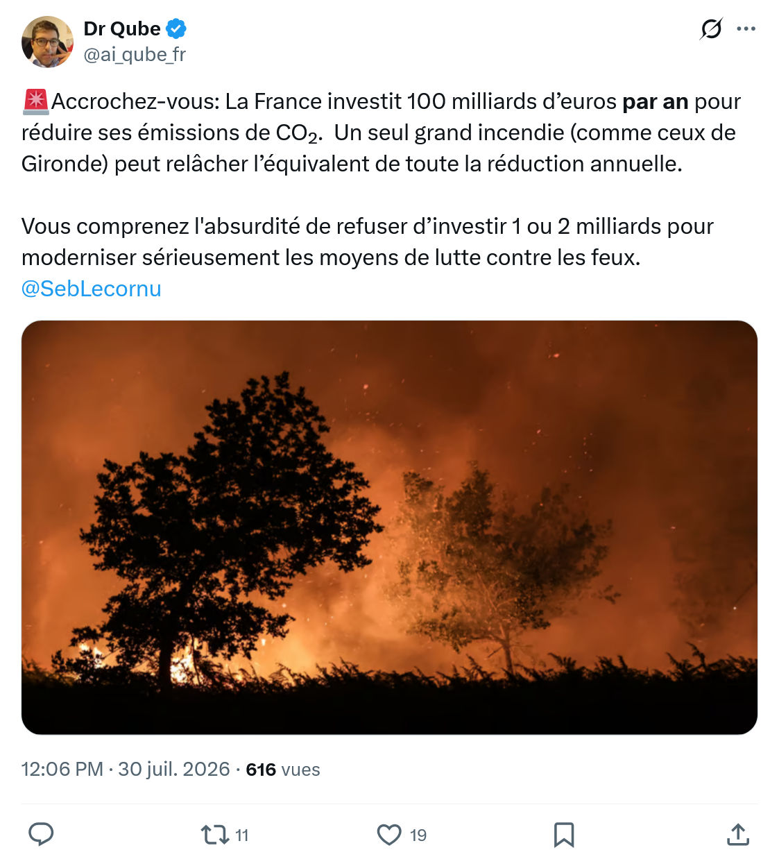 Dr Qube: La France investit 100 milliards...