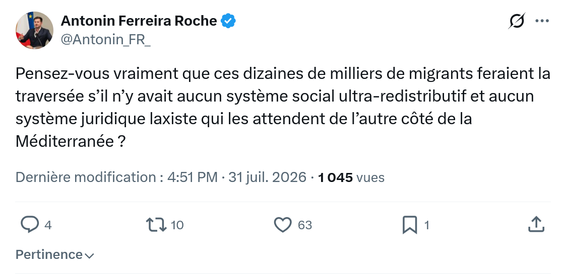 Antonin Ferreira Roche: Pensez-vous vraiment...