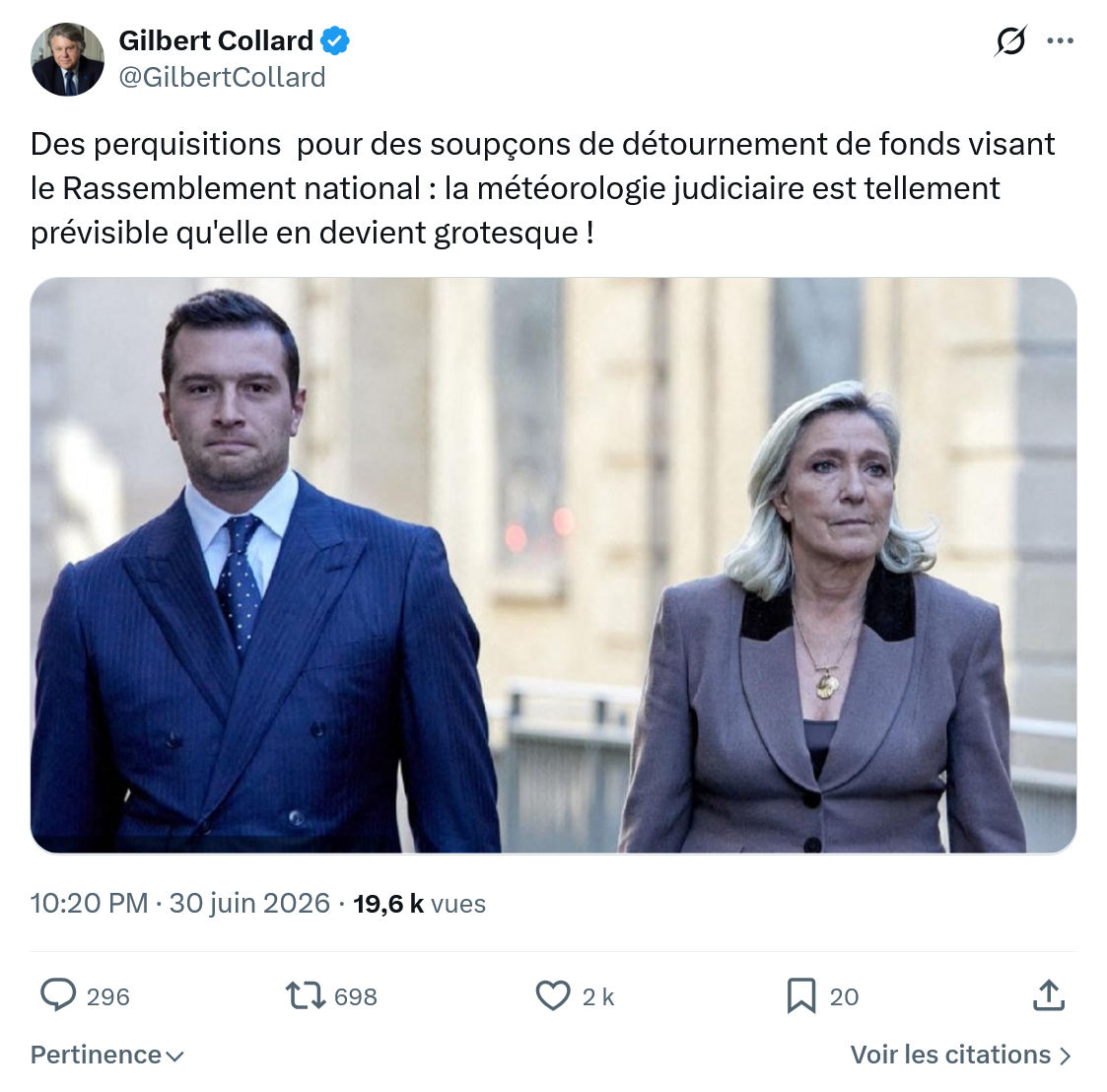 Gilbert Collard: Des perquisitions pour...