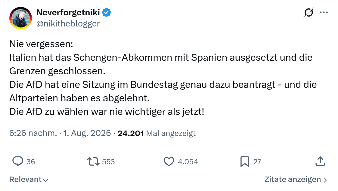 Neverforgetniki: Nie vergessen...