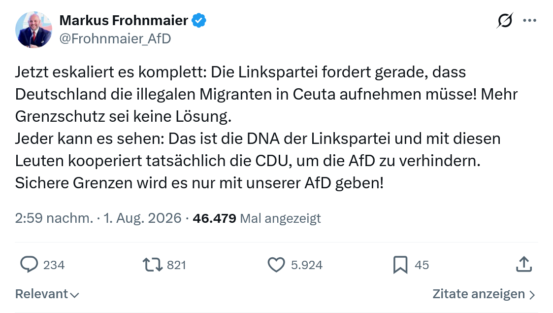 Markus Frohnmaier: Jetzt eskaliert es komplett...