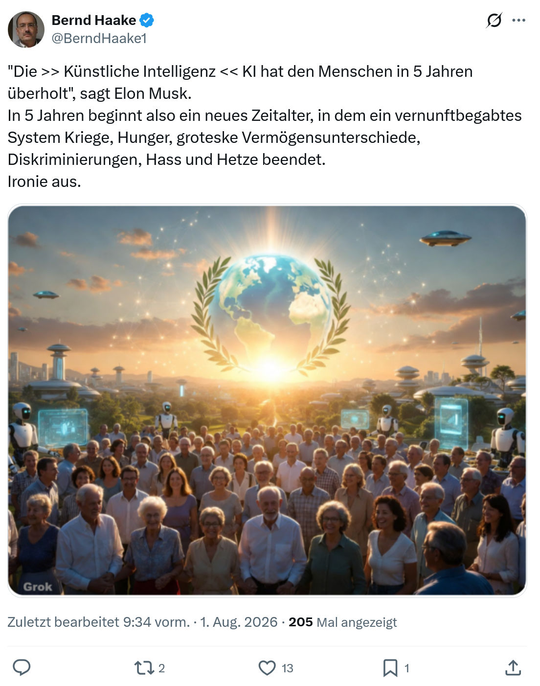 Bernd Haake: Die Künstliche Intelligenz...