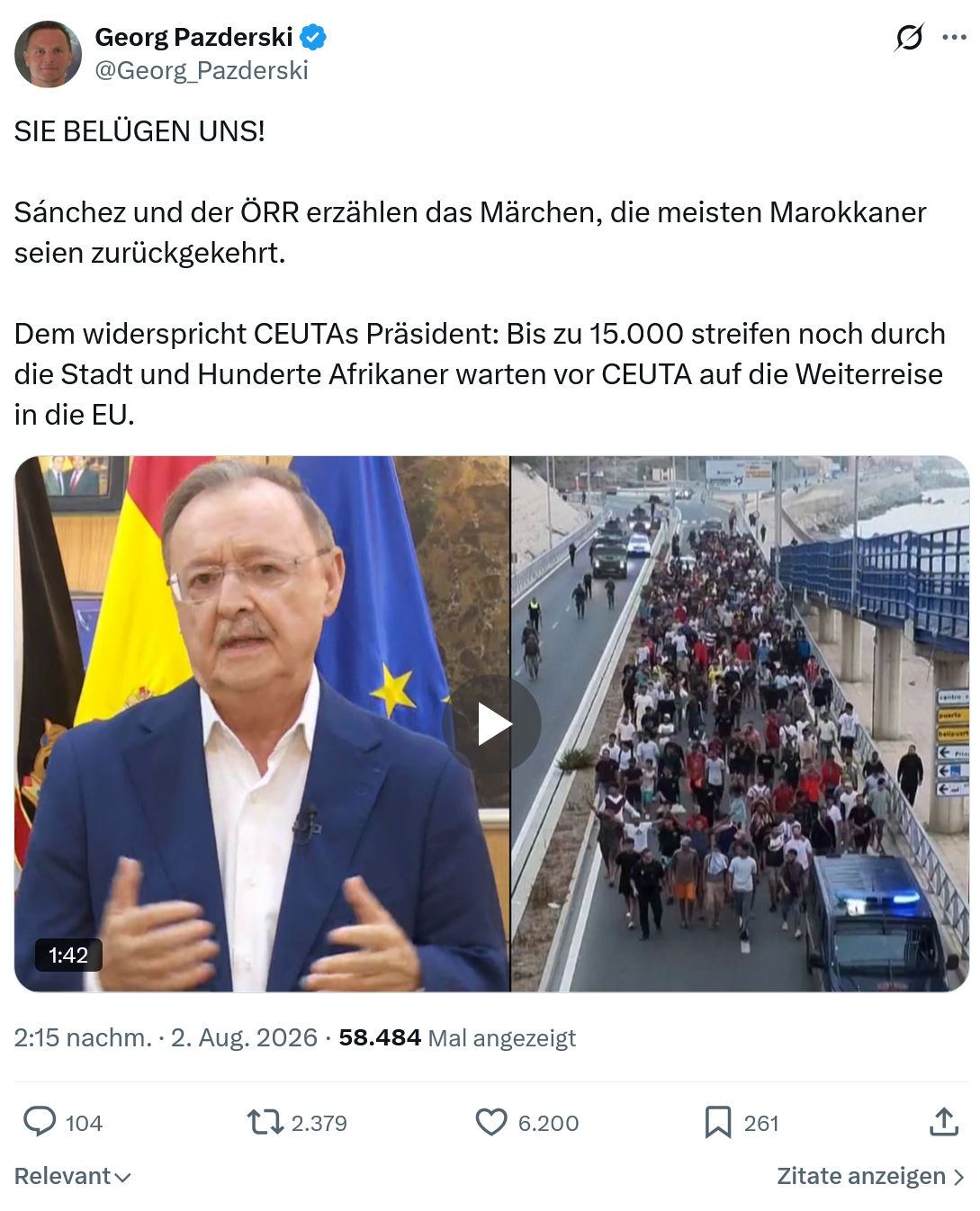 Georg Pazderski: SIE BELÜGEN UNS...