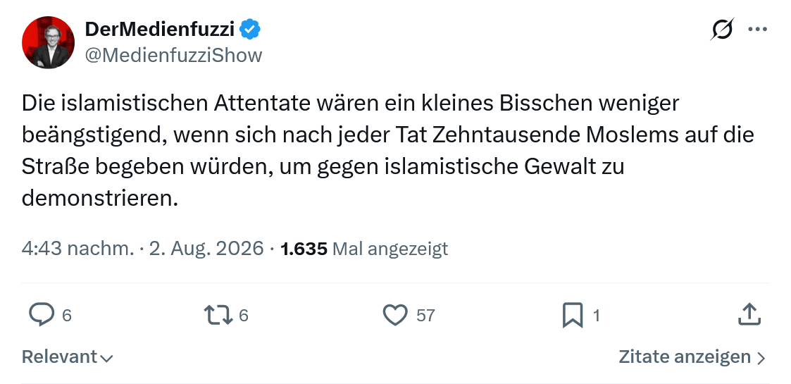 Oliver Brendel: Die islamistischen Attentate...