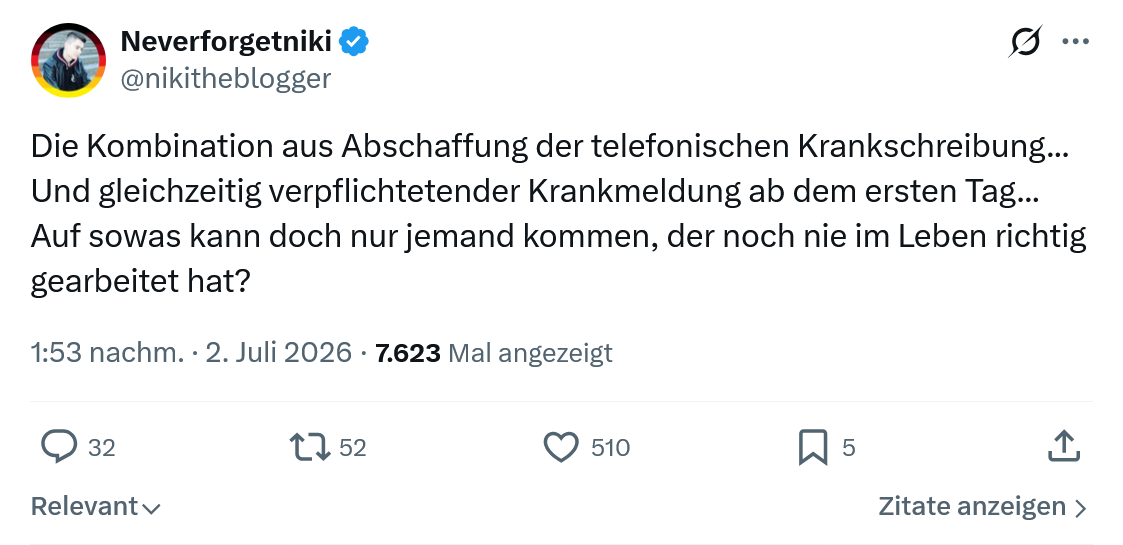 Neverforgetniki: Die Kombination aus Abschaffung...