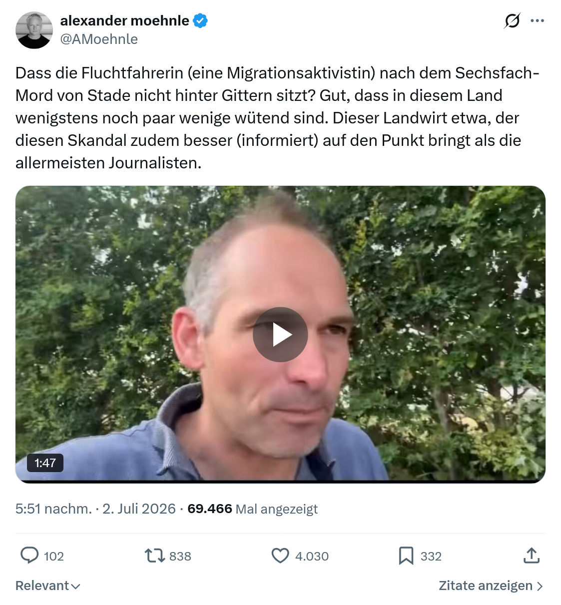 Alexander Moehnle: Dass die Fluchtfahrerin...