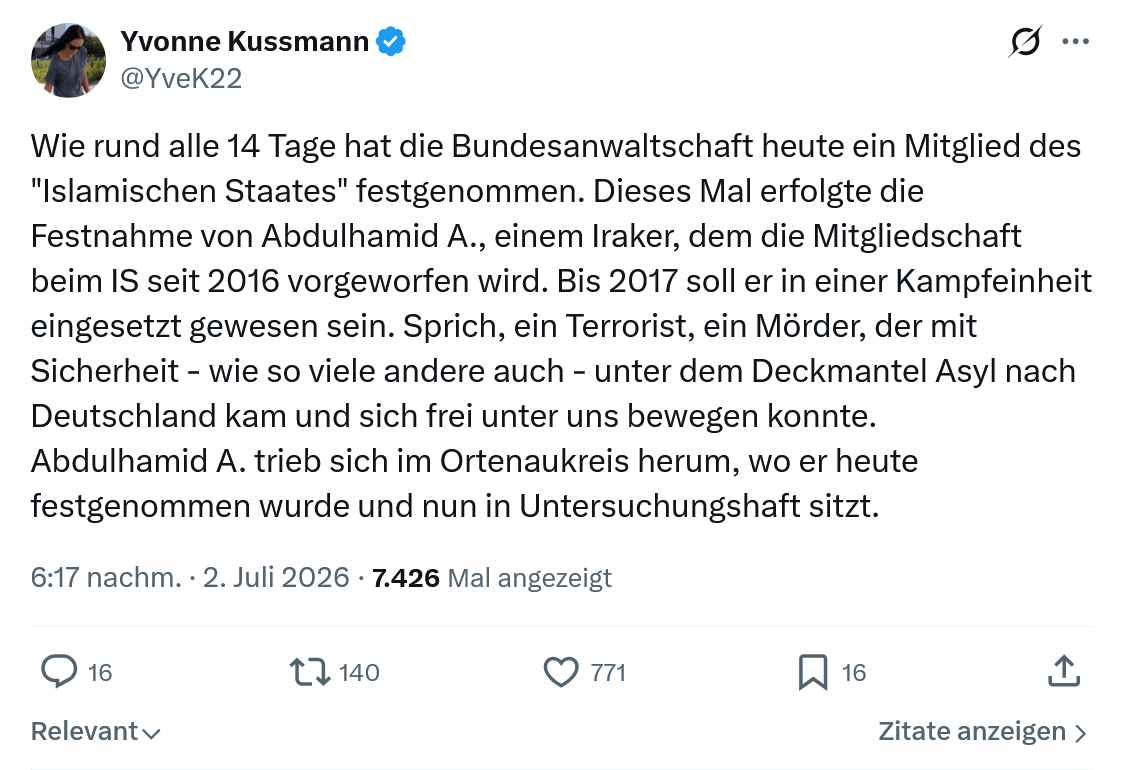 Yvonne Kussmann: Wie rund alle 14 Tage hat...