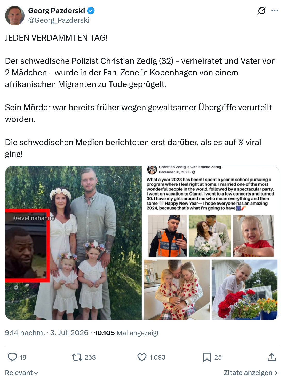Georg Pazderski: JEDEN VERDAMMTEN TAG!...