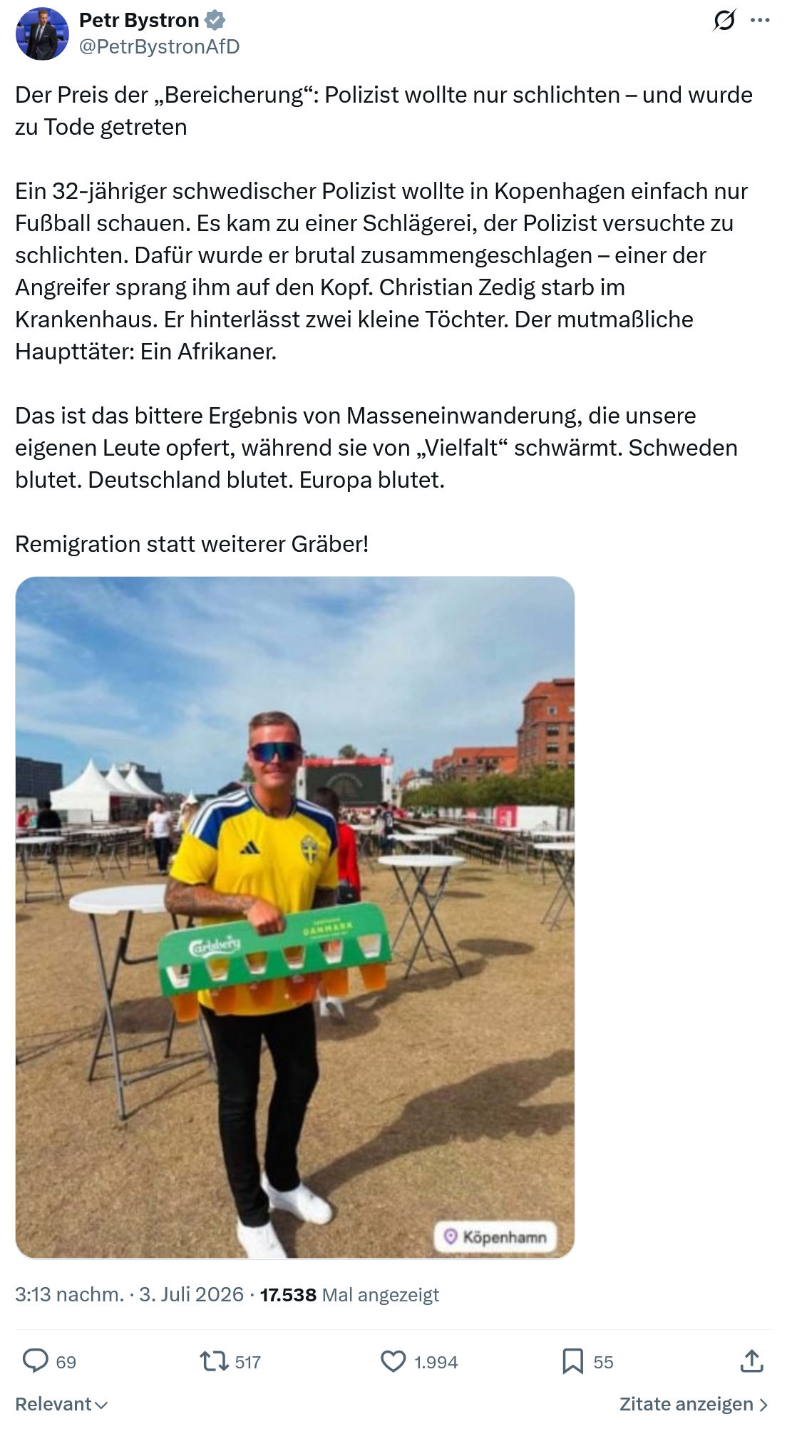 Petr Bystron: Der Preis der „Bereicherung“...
