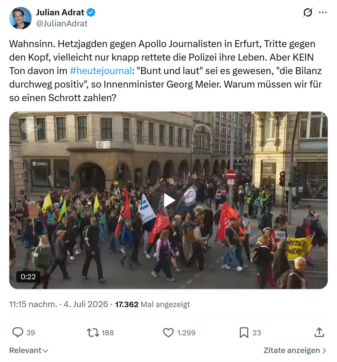 Julian Adrat: Wahnsinn...