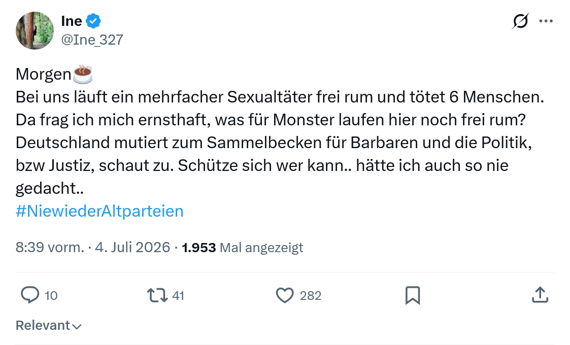 Ine: Morgen...