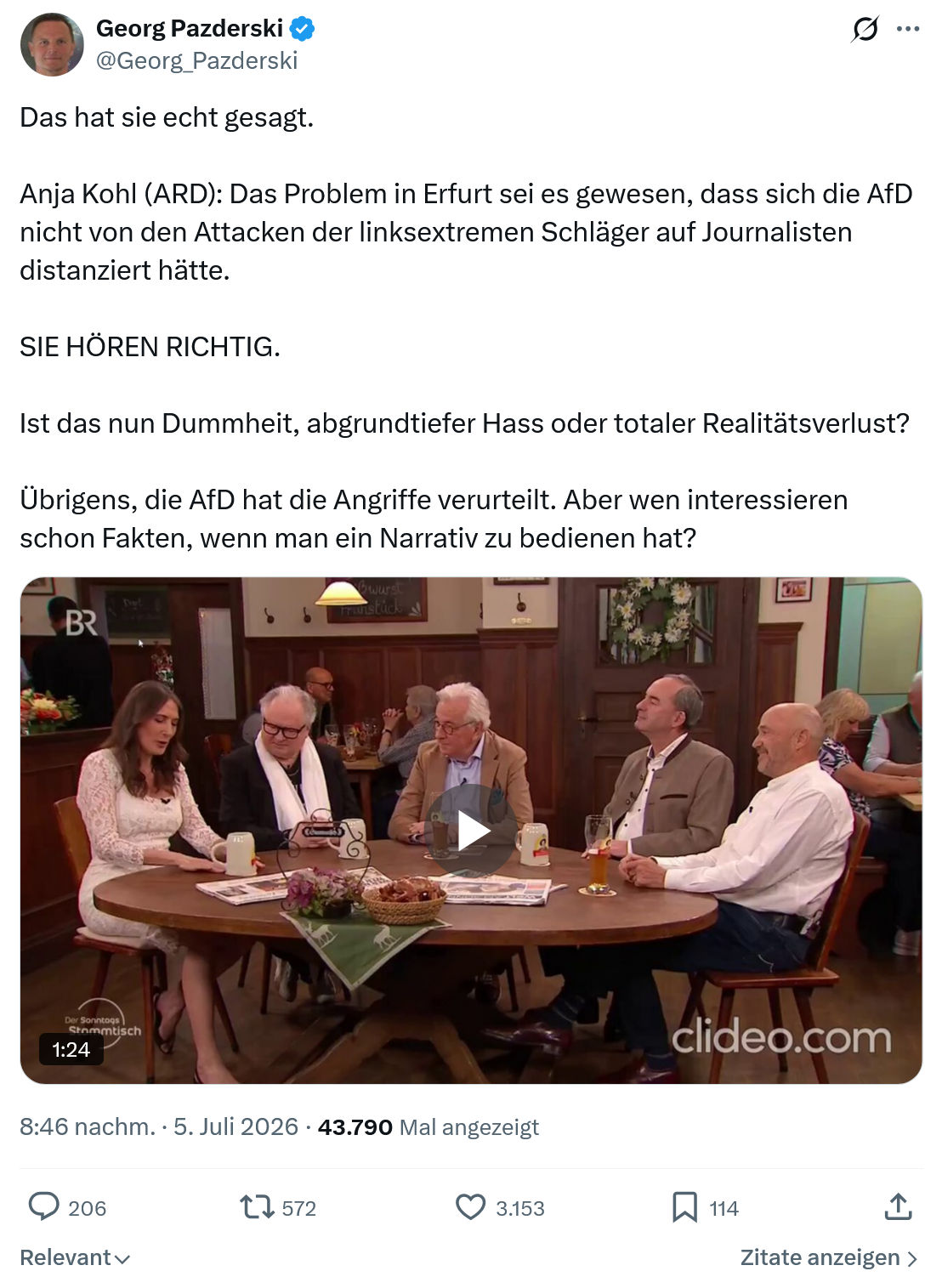 Georg Pazderski: Das hat sie echt gesagt...