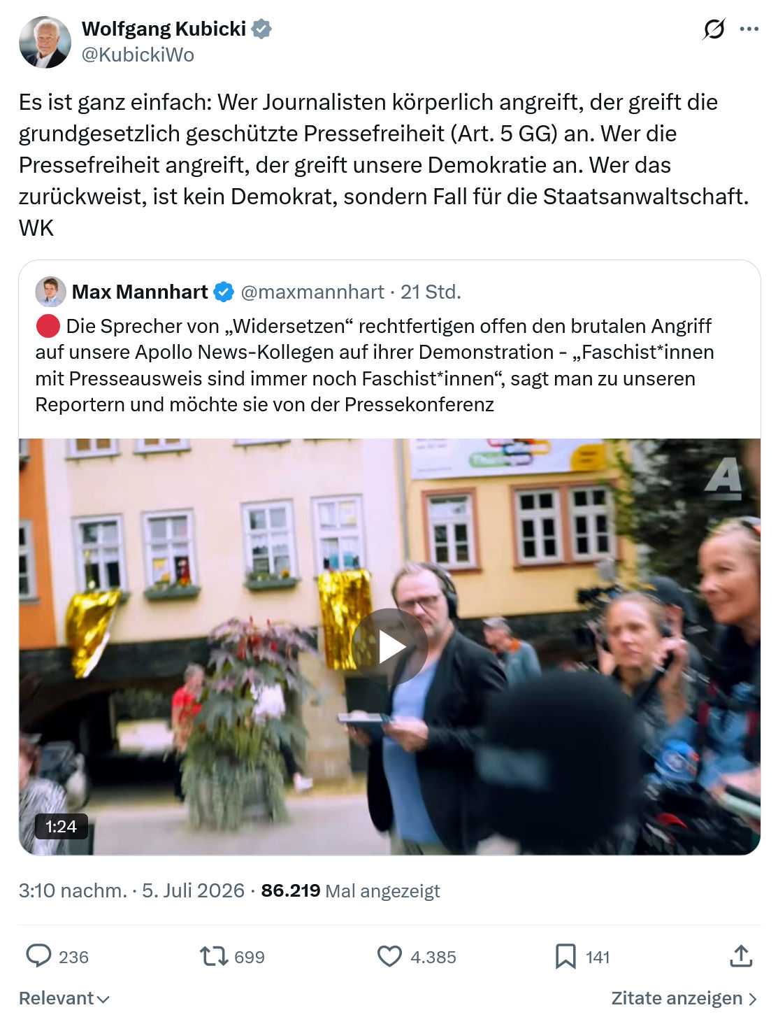 Wolfgang Kubicki: Es ist ganz einfach...