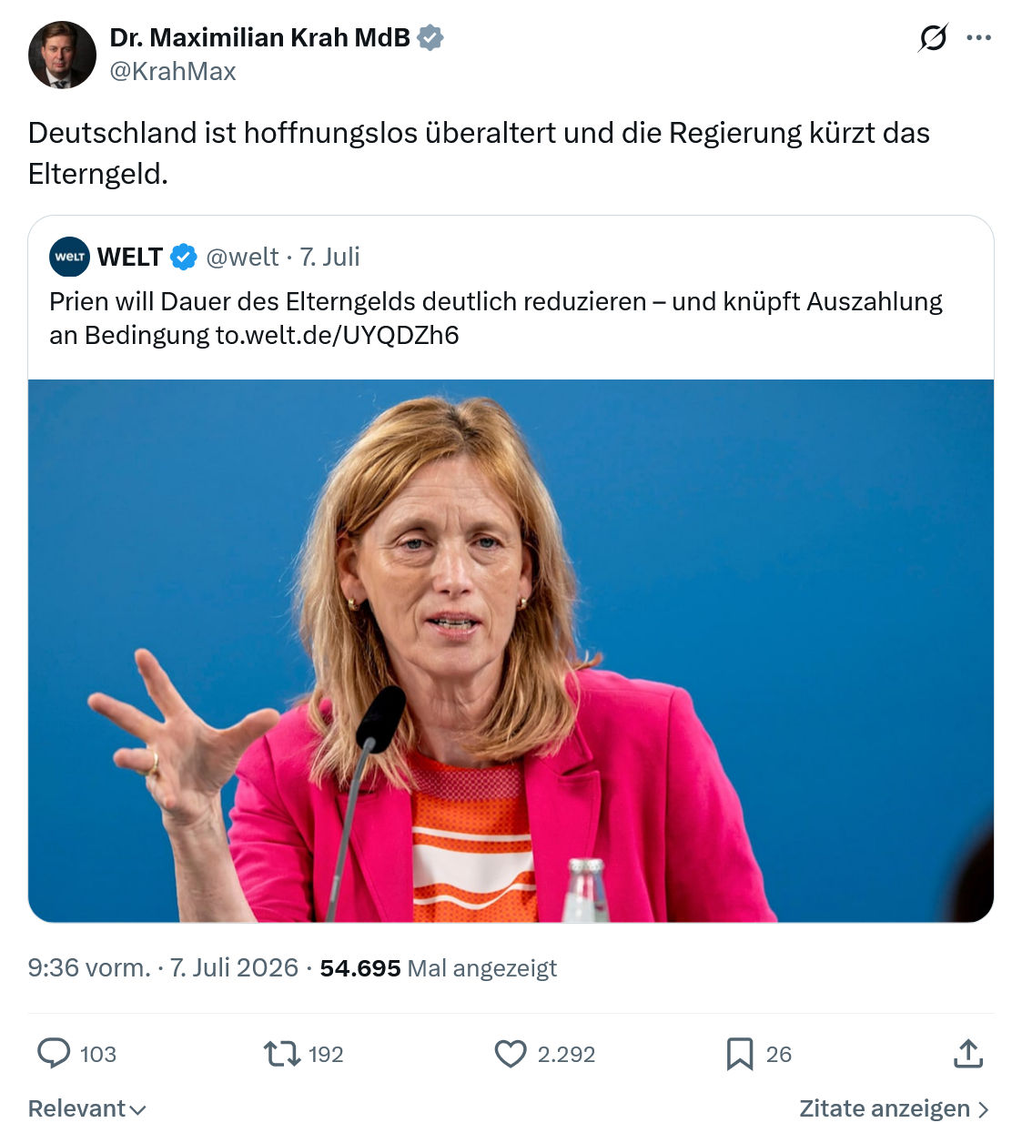 Maximilian Krah: Deutschland ist hoffnungslos...