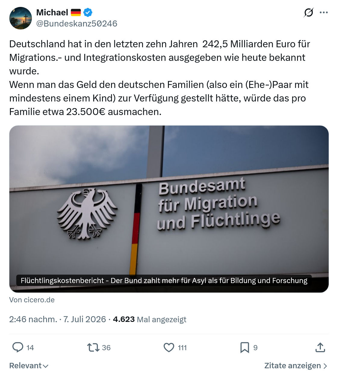 Michael: Deutschland hat in den letzten...