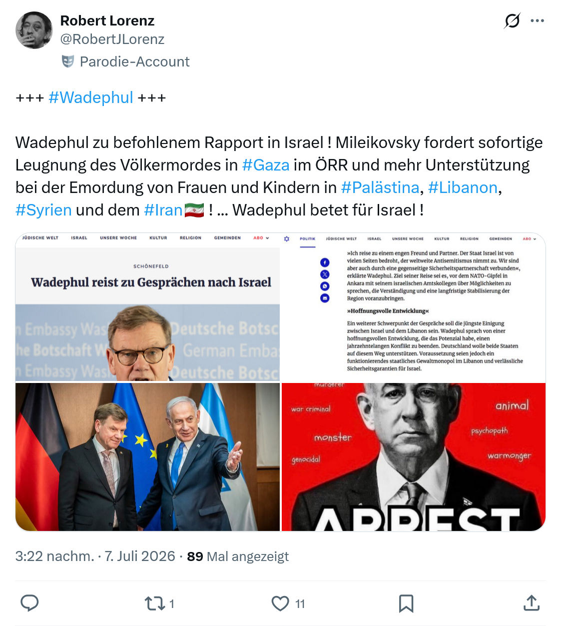 Robert Lorenz: #Wadephul...
