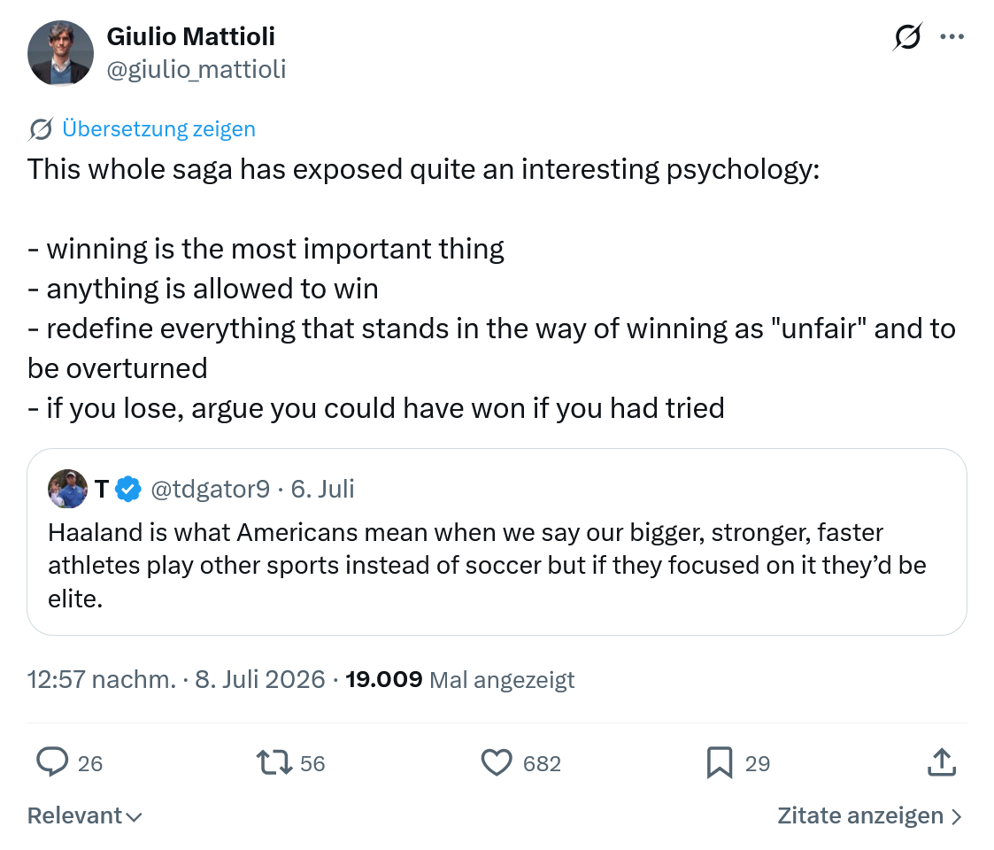Giulio Mattioli: This whole saga has exposed quite an interesting psychology...