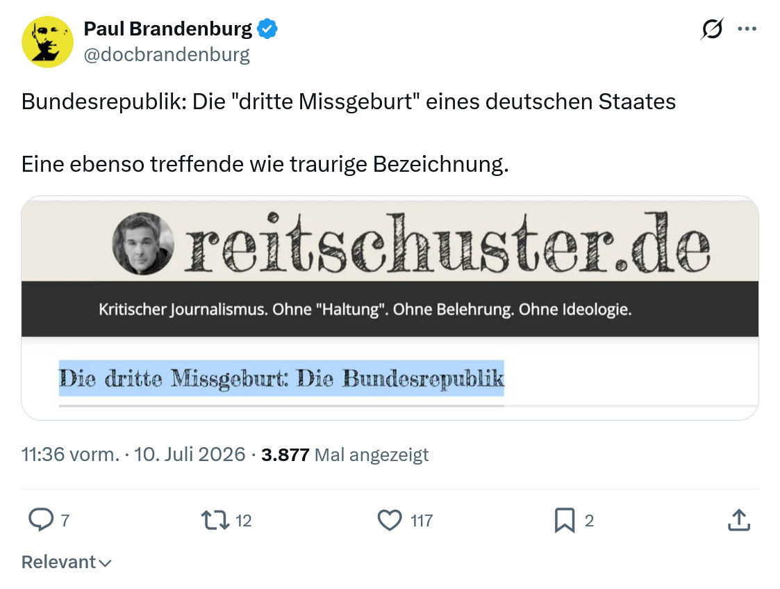 Paul Brandenburg: Bundesrepublik...