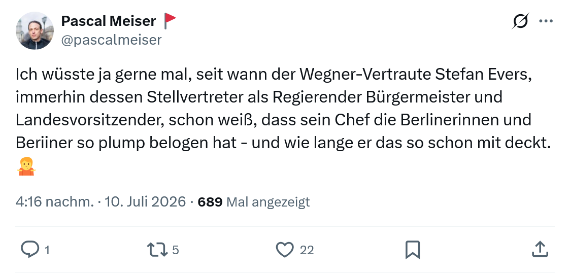 Pascal Meiser: Ich wüsste ja gerne mal...