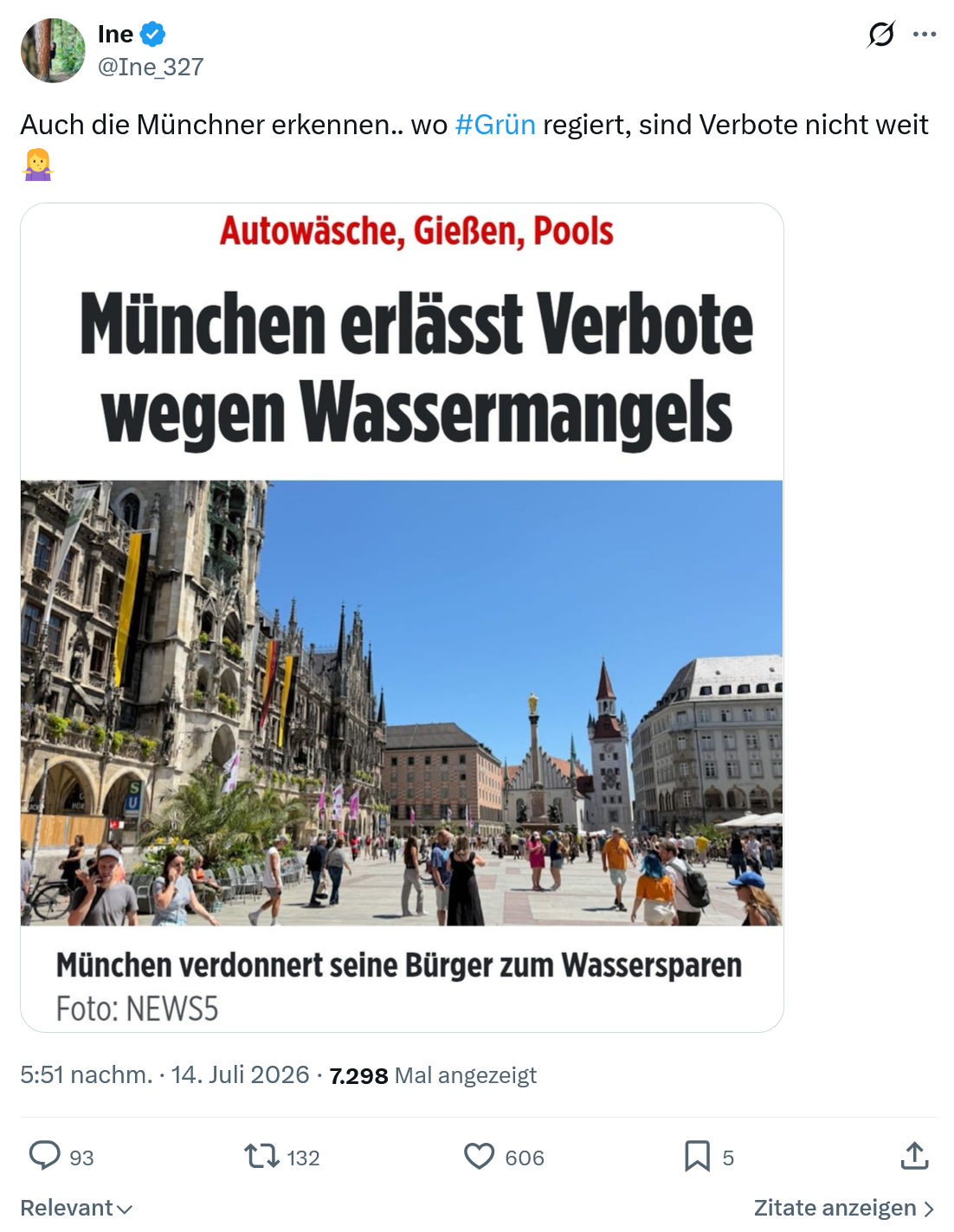 Ine: Auch die Münchner erkennen...