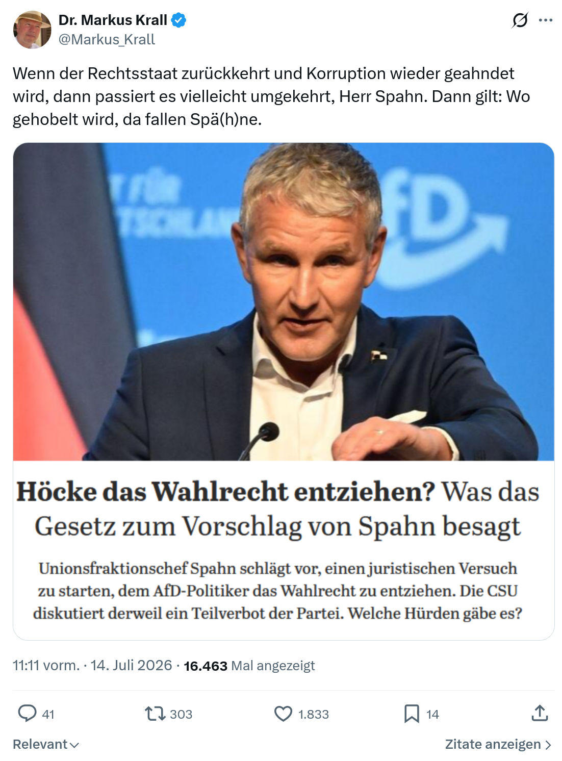 Markus Krall: Wenn der Rechtsstaat...