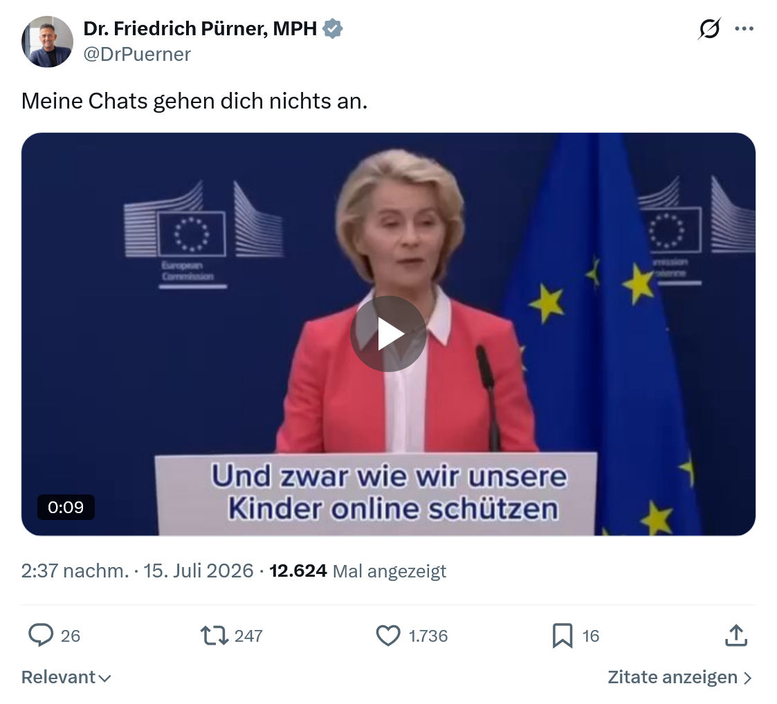 Friedrich Pürner: Meine Chats...