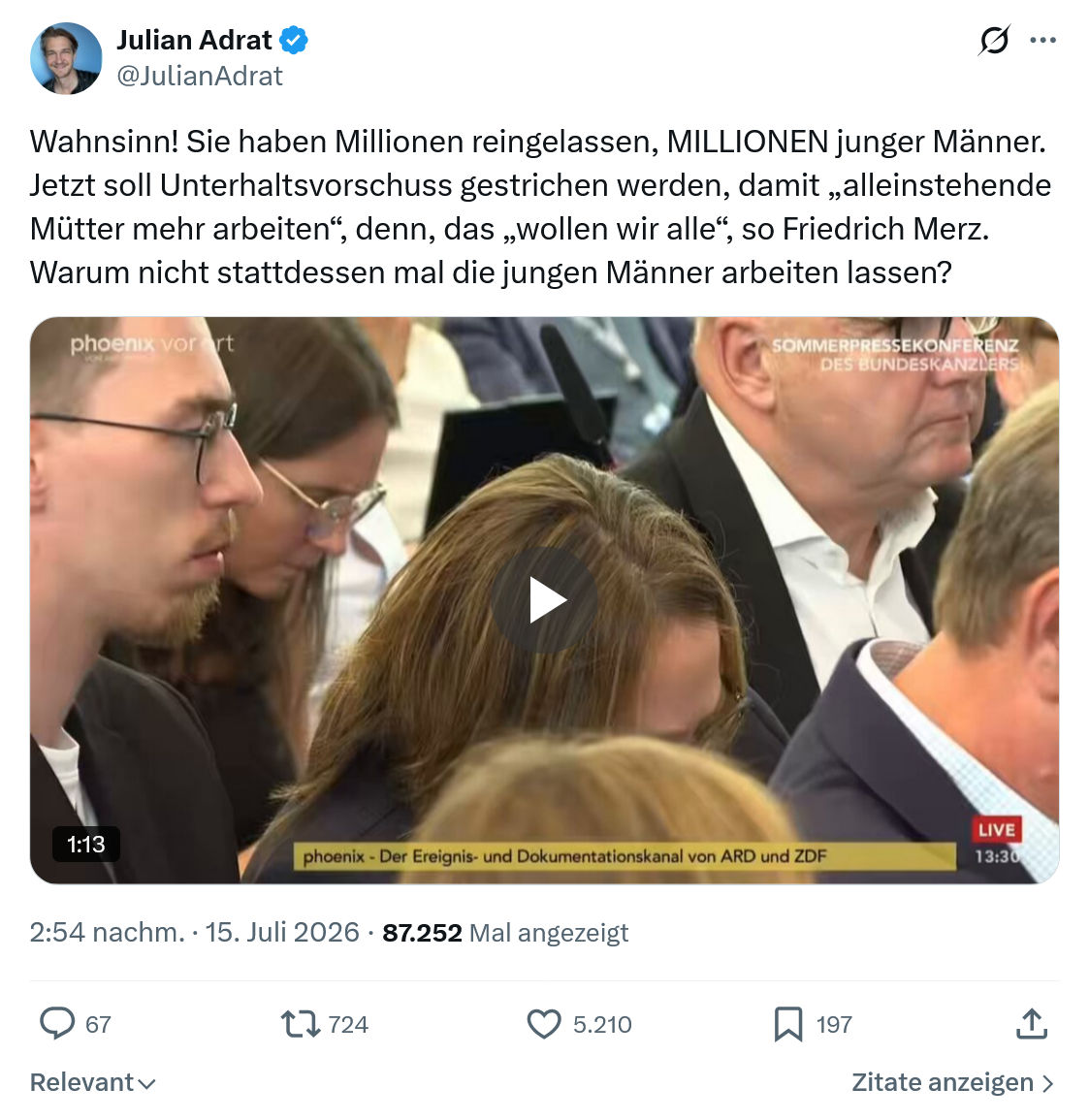 Julian Adrat: Wahnsinn...