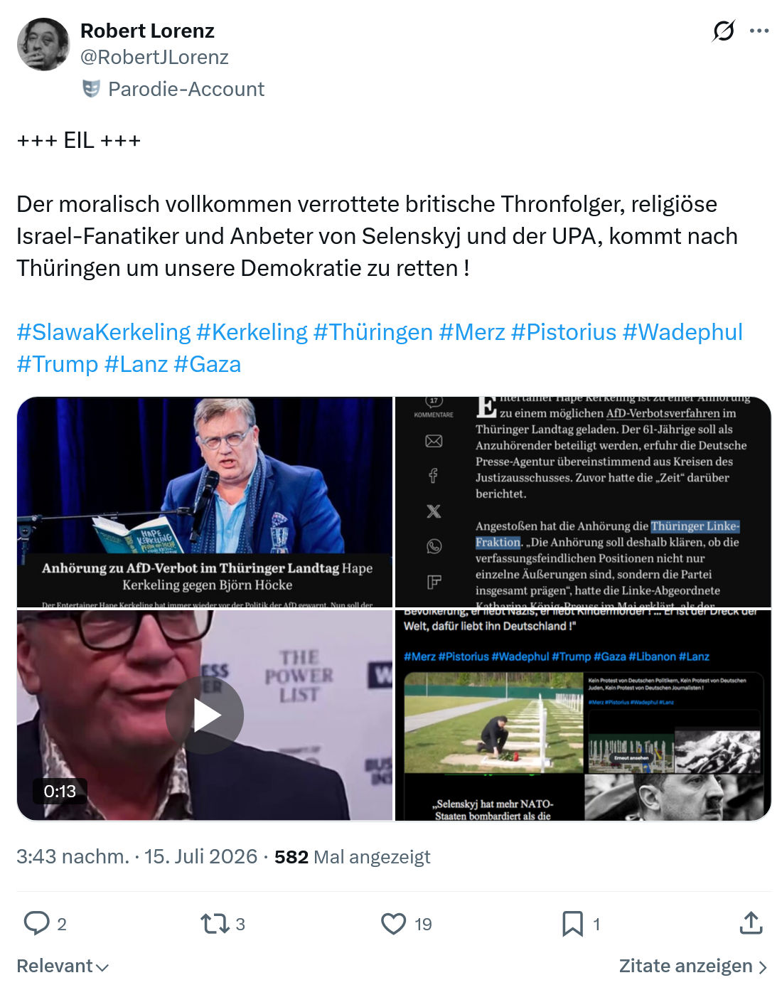 Robert Lorenz: Der moralisch vollkommen verrottete...